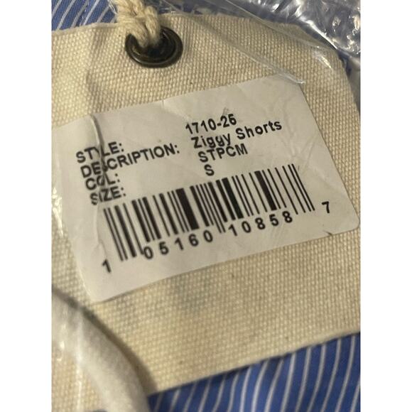 Ser.O.Ya Mens Size Small NEW Ziggy Swim Trunk Shorts in Blue Stripe Combo NWT - Picture 4 of 9